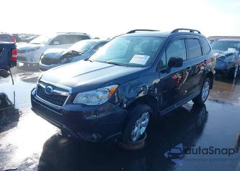 2014 Subaru Forester 2.5I Premium из США, поврежденный, VIN JF2SJAEC9EH498644